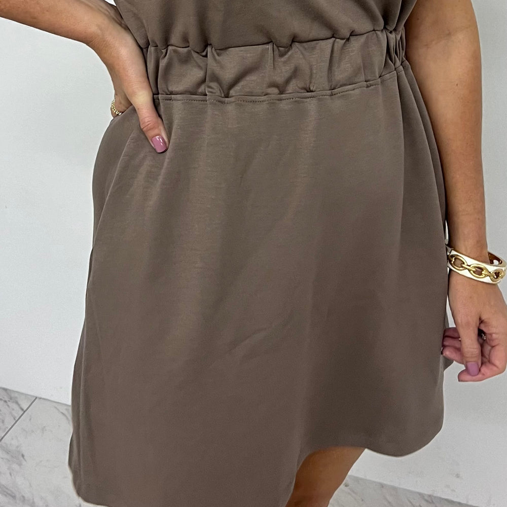 
                  
                    Savannah Scuba Dress (Mocha)
                  
                