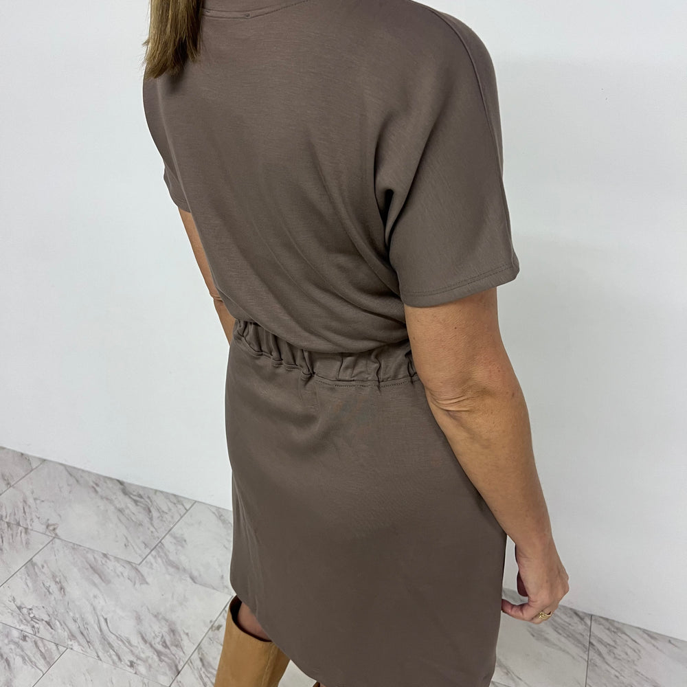 
                  
                    Savannah Scuba Dress (Mocha)
                  
                