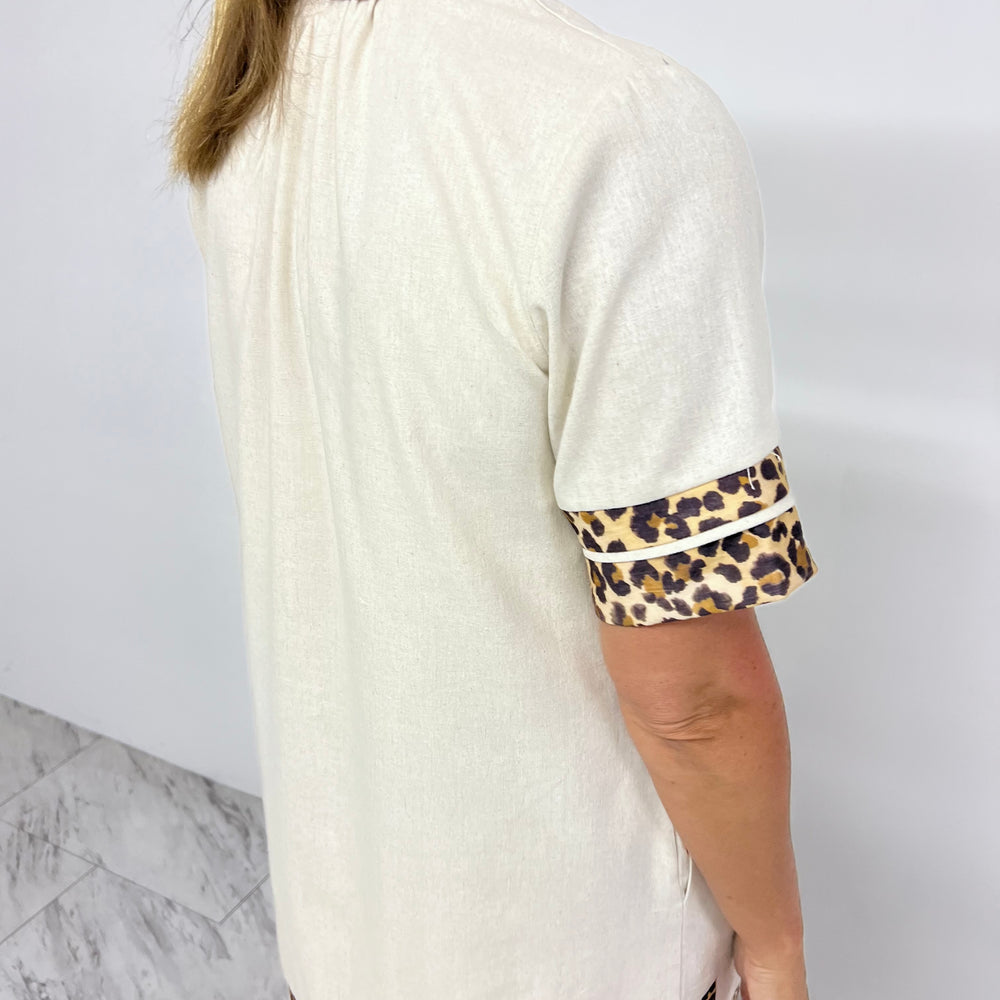 
                  
                    Athena Leopard Detail Dress-FINAL SALE
                  
                