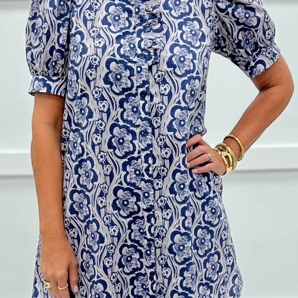 Midnight Flower Dress