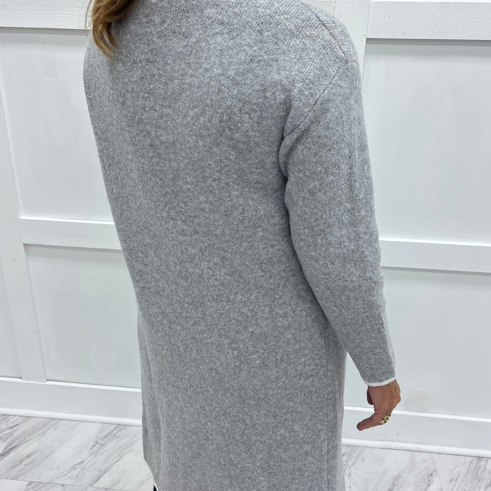
                  
                    Colorado Open Front Cardigan (Grey)
                  
                