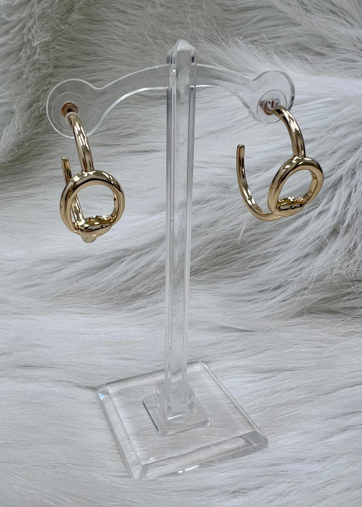 Horse Bit Hoop Earrings