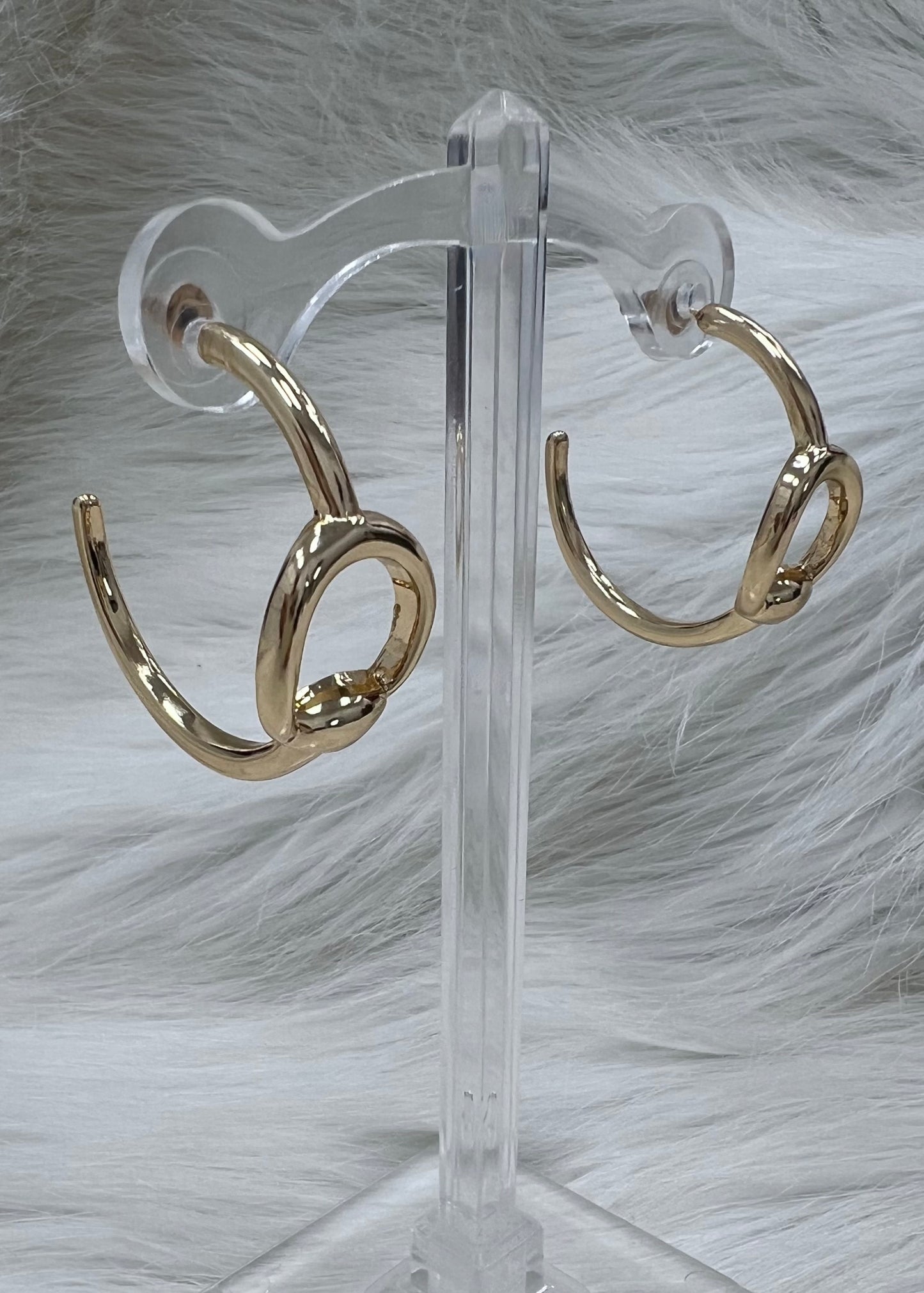 Horse Bit Hoop Earrings