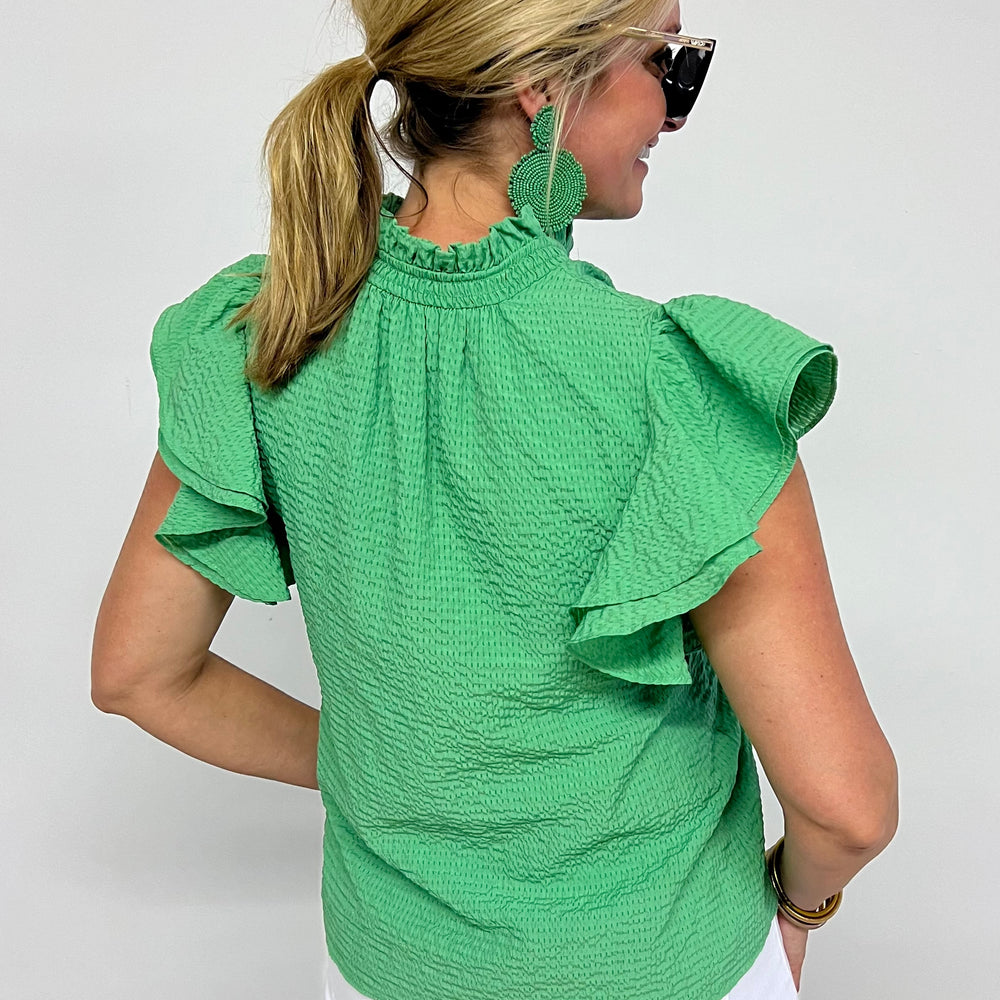 
                  
                    Fiji Green Textured Top
                  
                