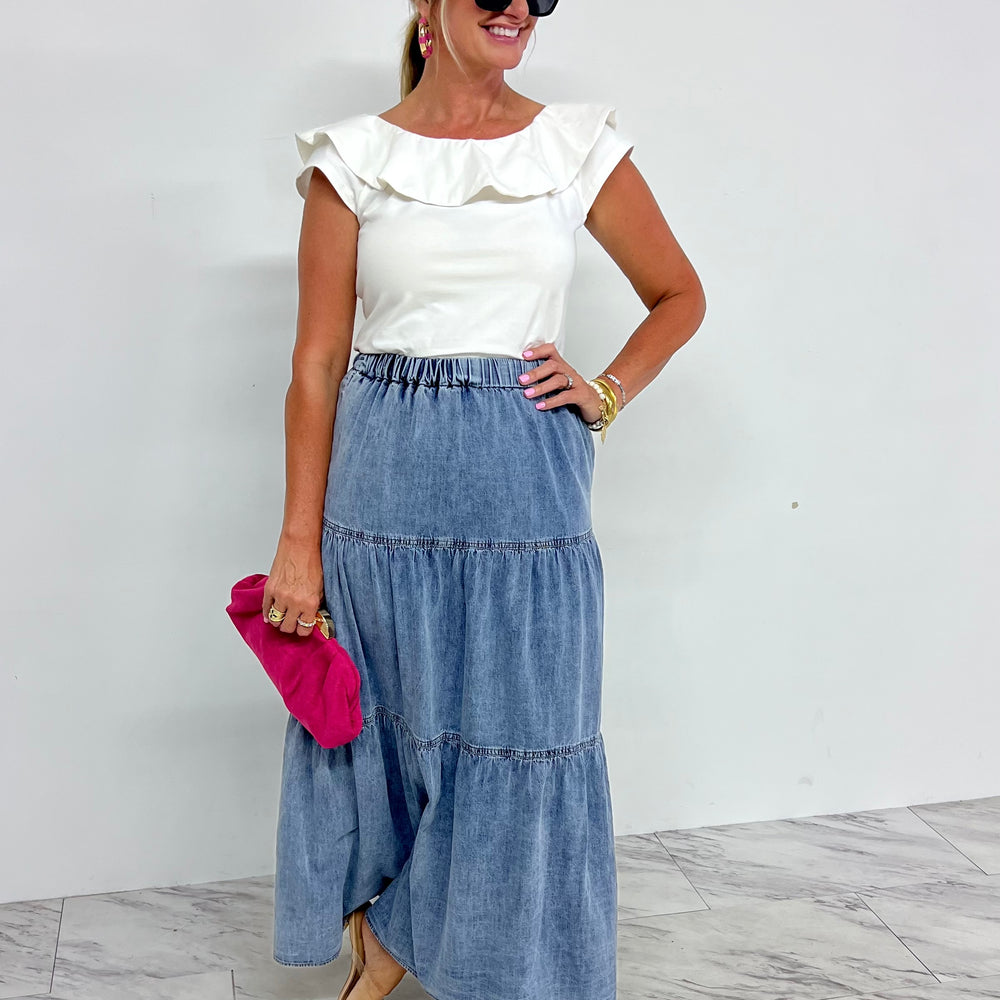 Austin Denim Skirt