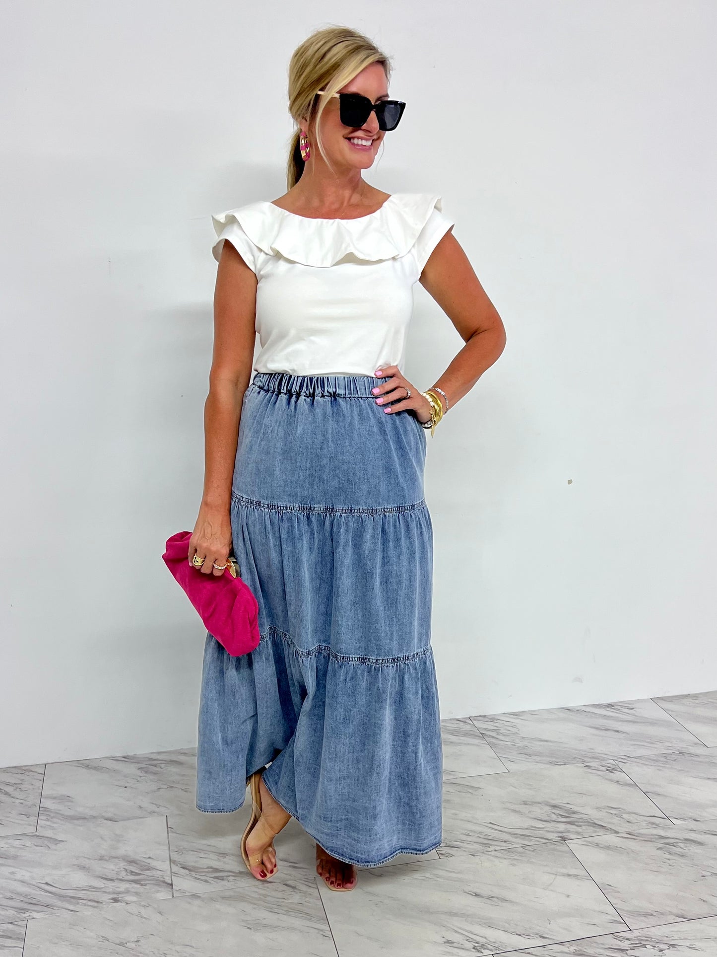 Austin Denim Skirt