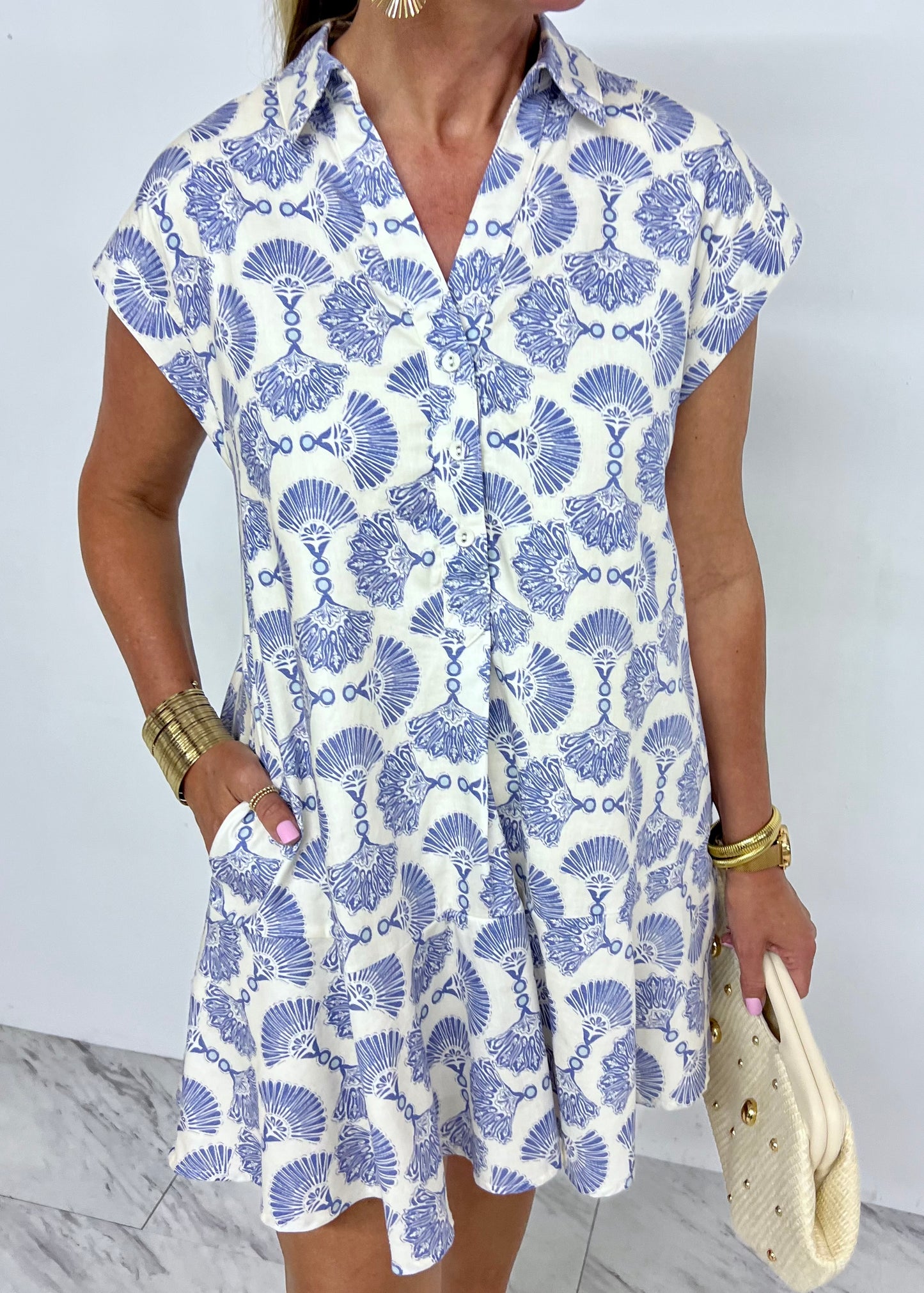 Parisian Print Dress