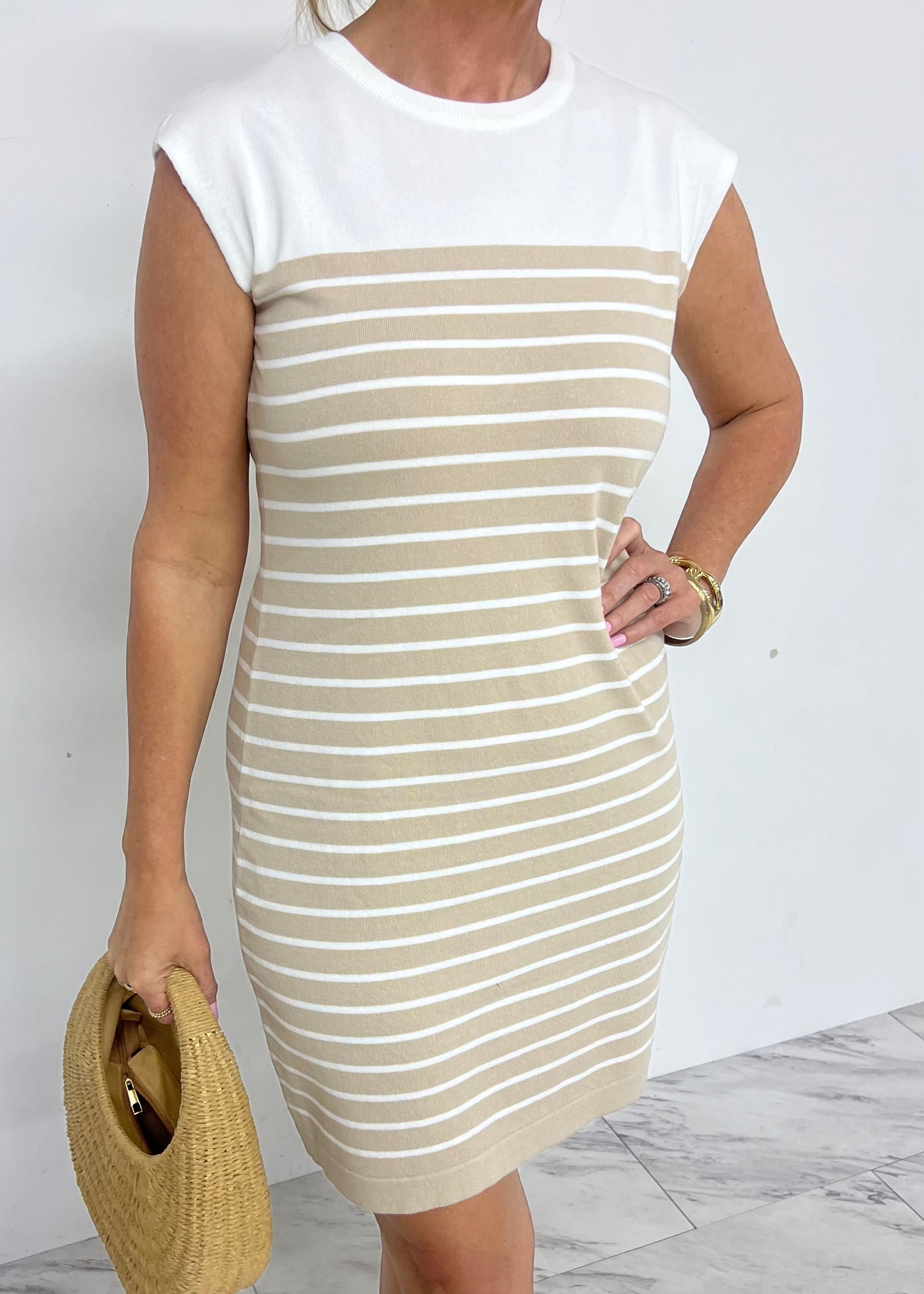 Loren Knit Stripe Dress