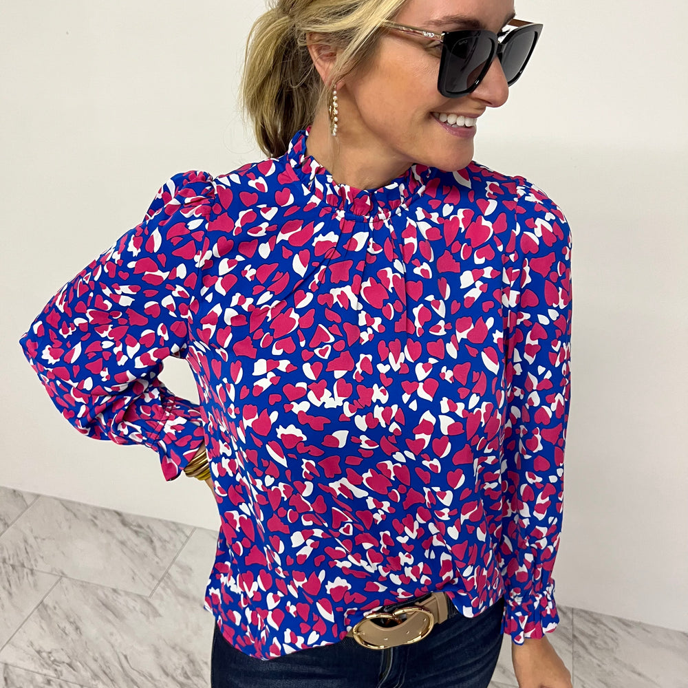 
                  
                    Heart Breaker Print Top - FINAL SALE
                  
                