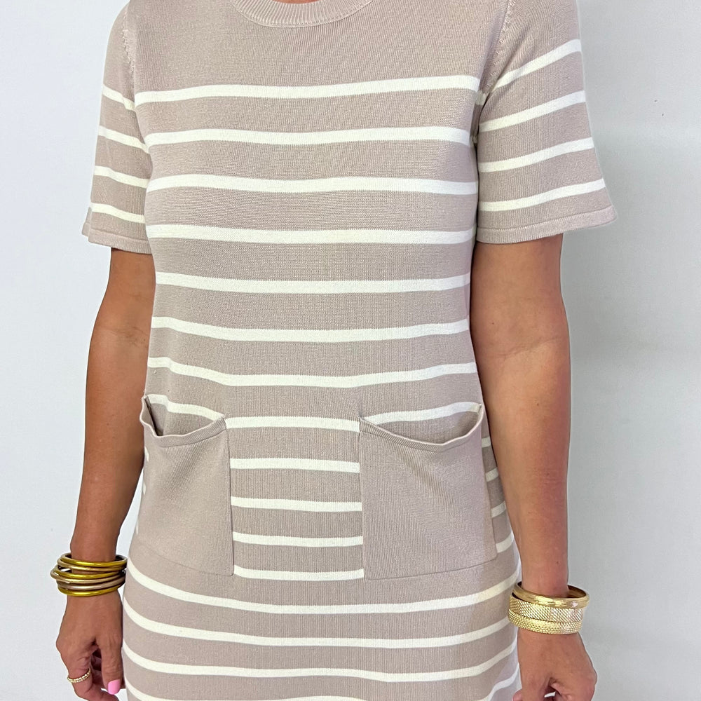 
                      
                        Summer Sands Stripe Dress -FINAL SALE
                      
                    