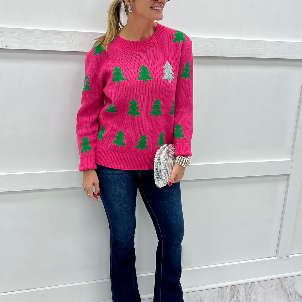 
                  
                    Under The Tree Sequin Sweater (Pink)
                  
                
