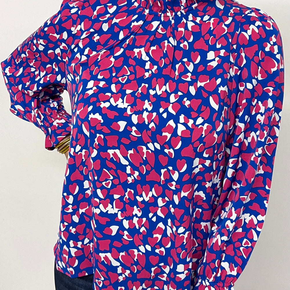 Heart Breaker Print Top - FINAL SALE