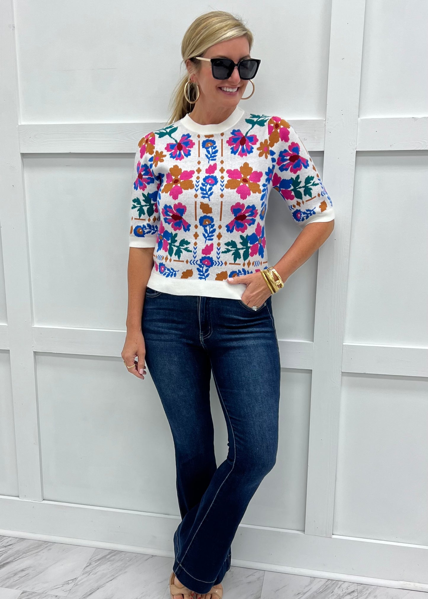 Avalon Flower Sweater
