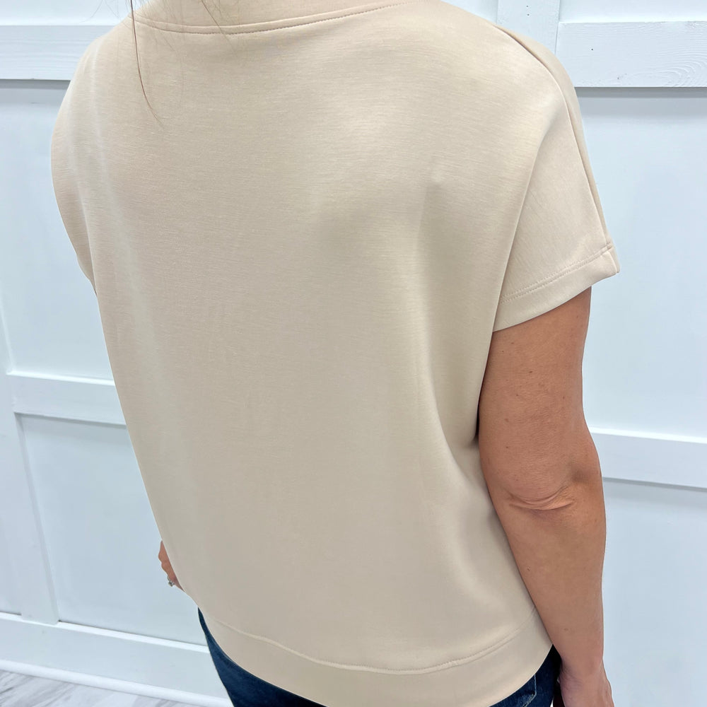 
                  
                    Campbell Cowl Neck Top (Beige)
                  
                