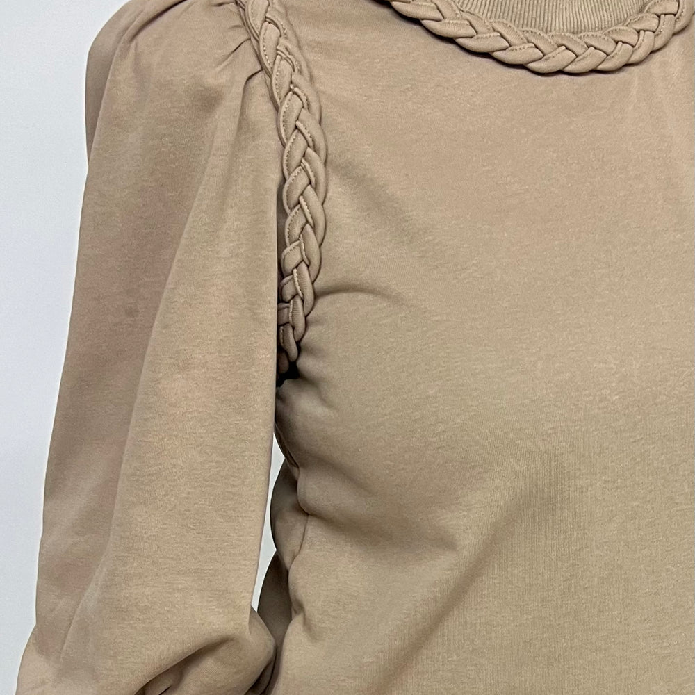 Burke Braid Dress (Mocha)