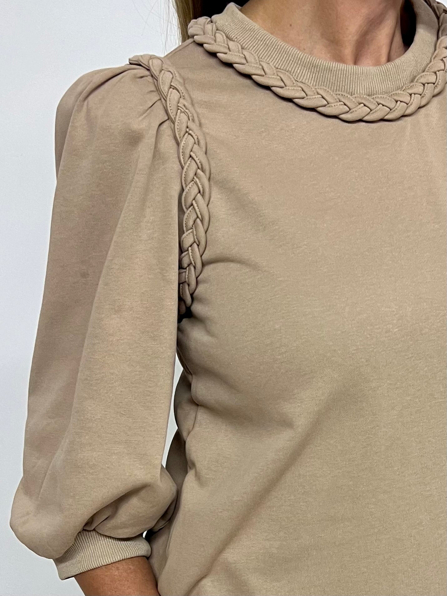 Burke Braid Dress (Mocha)