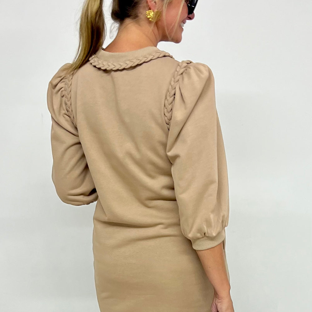 
                  
                    Burke Braid Dress (Mocha)
                  
                