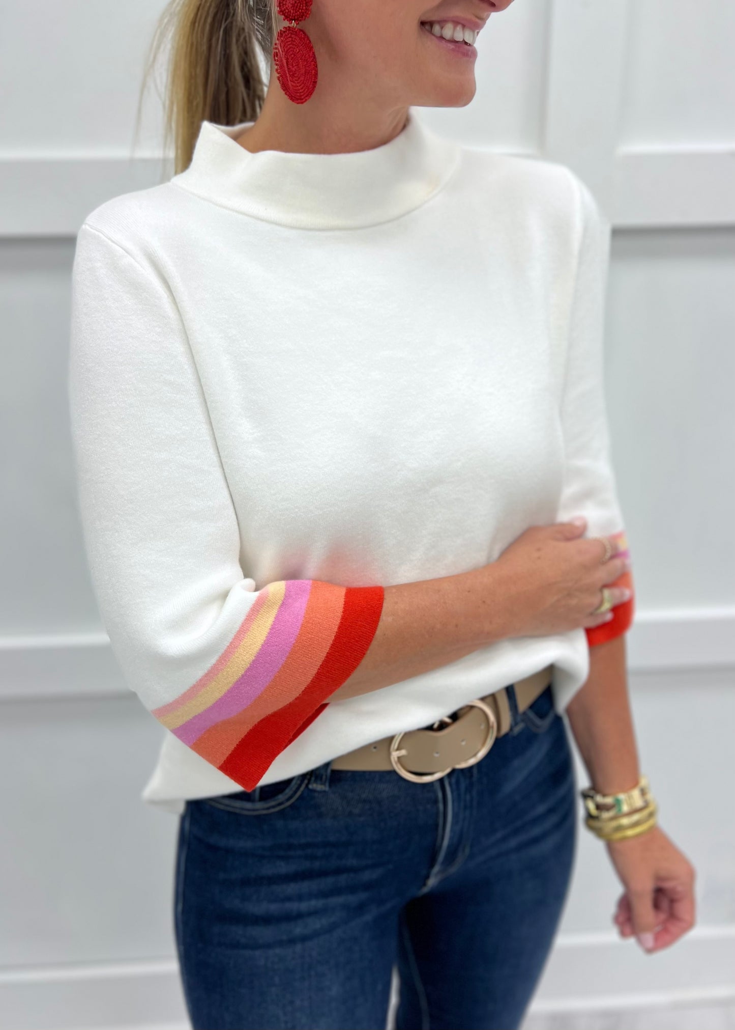 Chloe Mock Neck Sweater