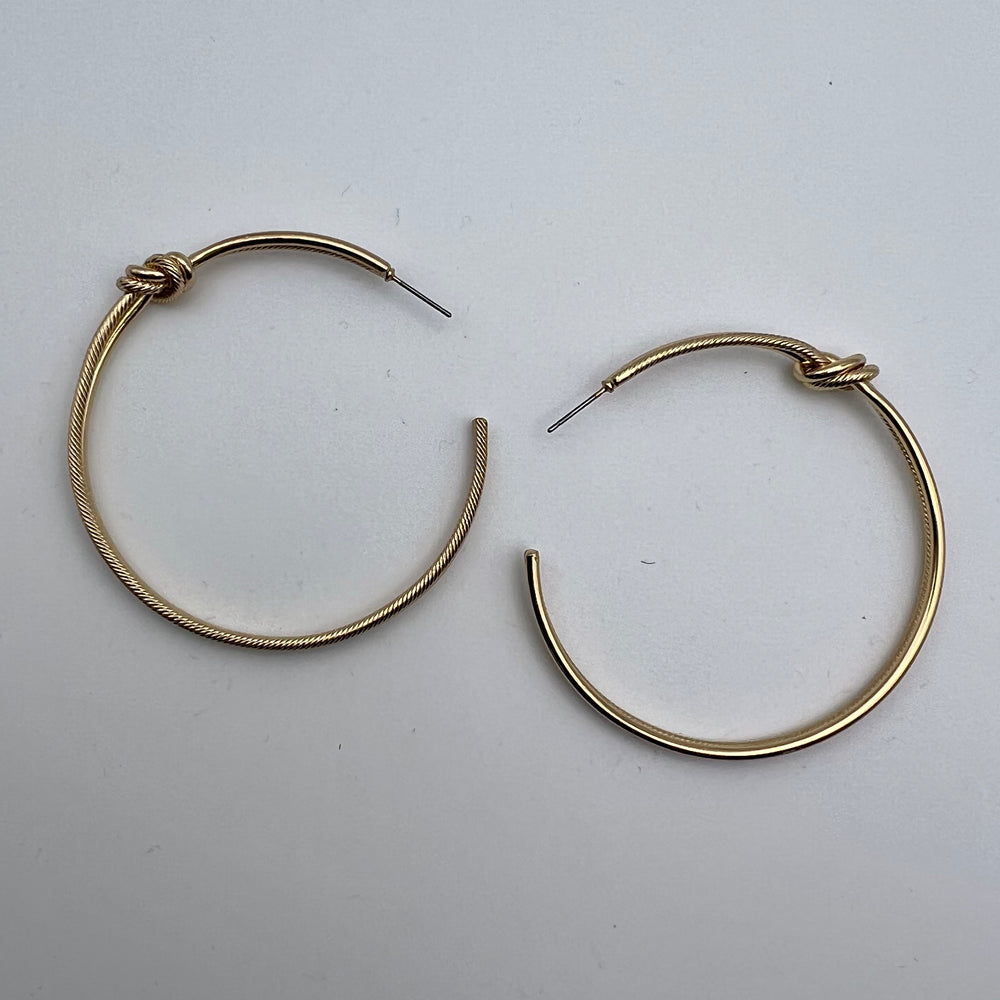 All Tied Up Hoop Earrings