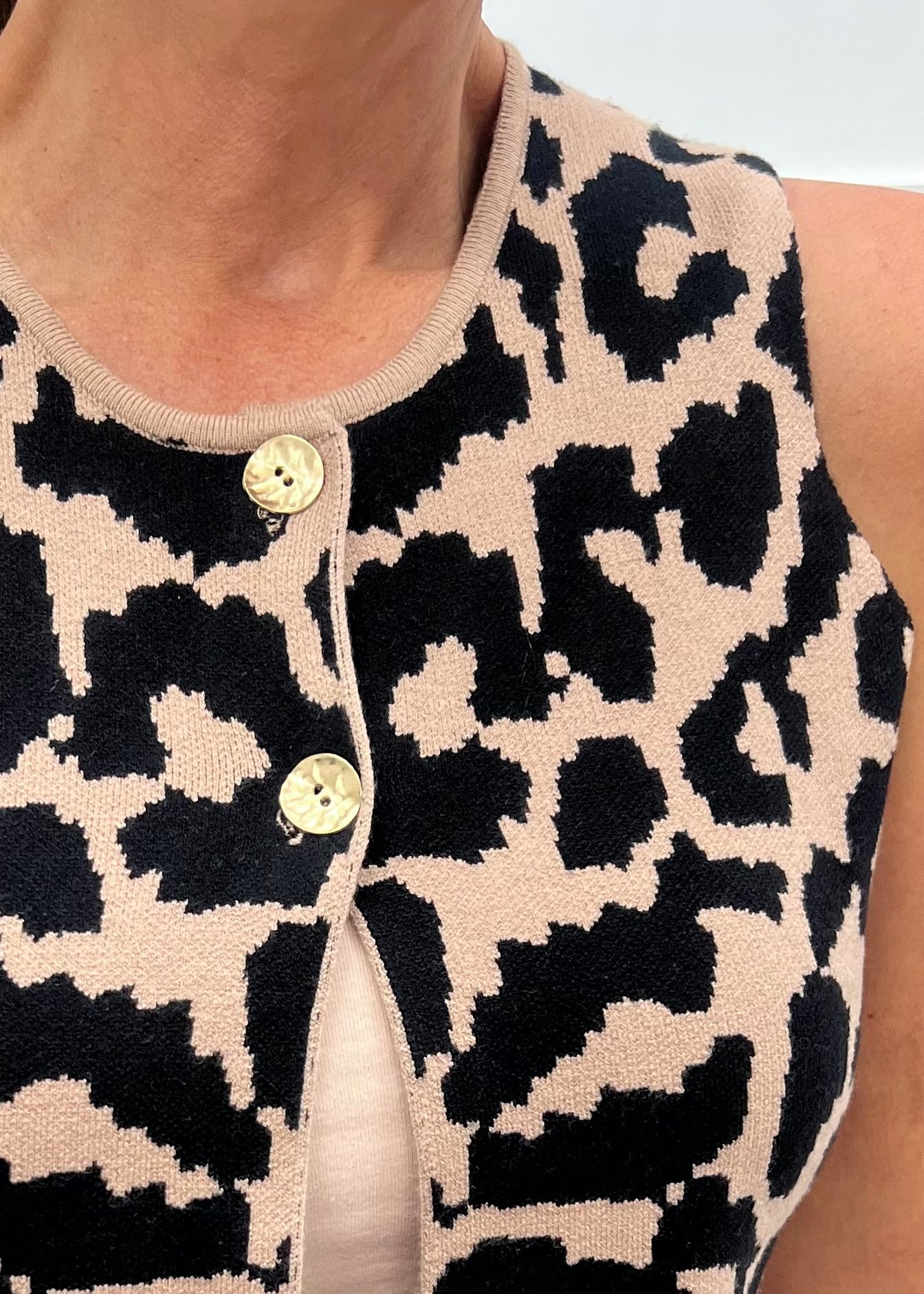 Smith Spotted Button Sweater
