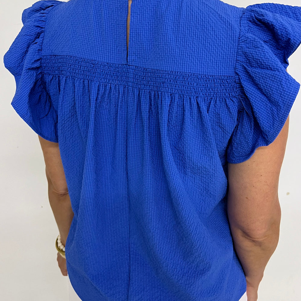 
                  
                    Lilly Blue Embroidered Top
                  
                