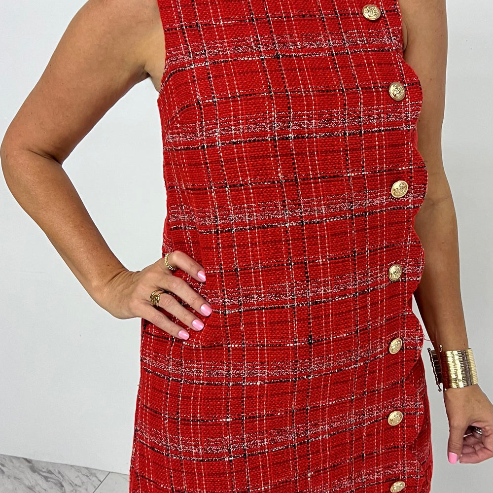 
                      
                        Westbrook Tweed + Plaid Dress
                      
                    