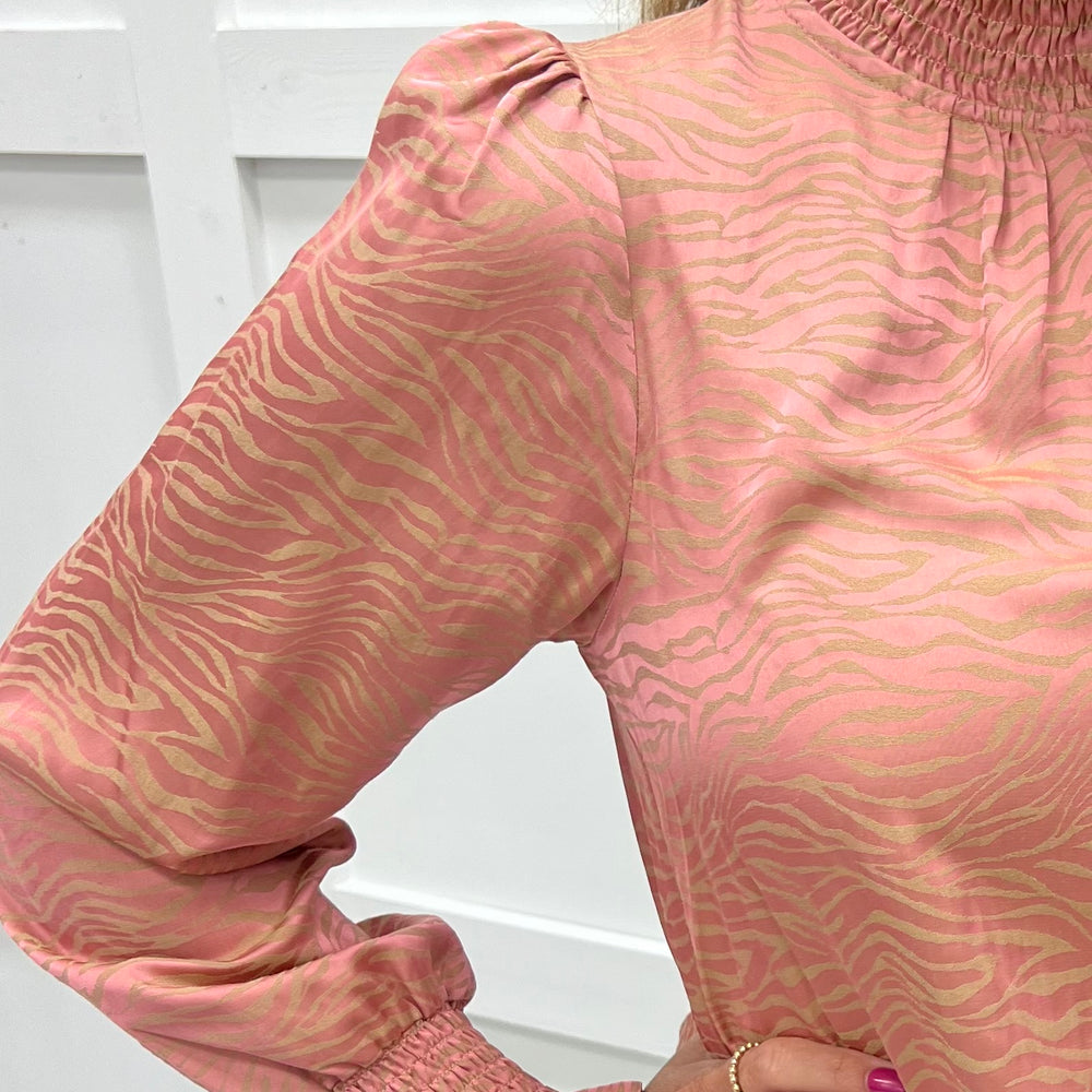 Zenna Zebra Print Top