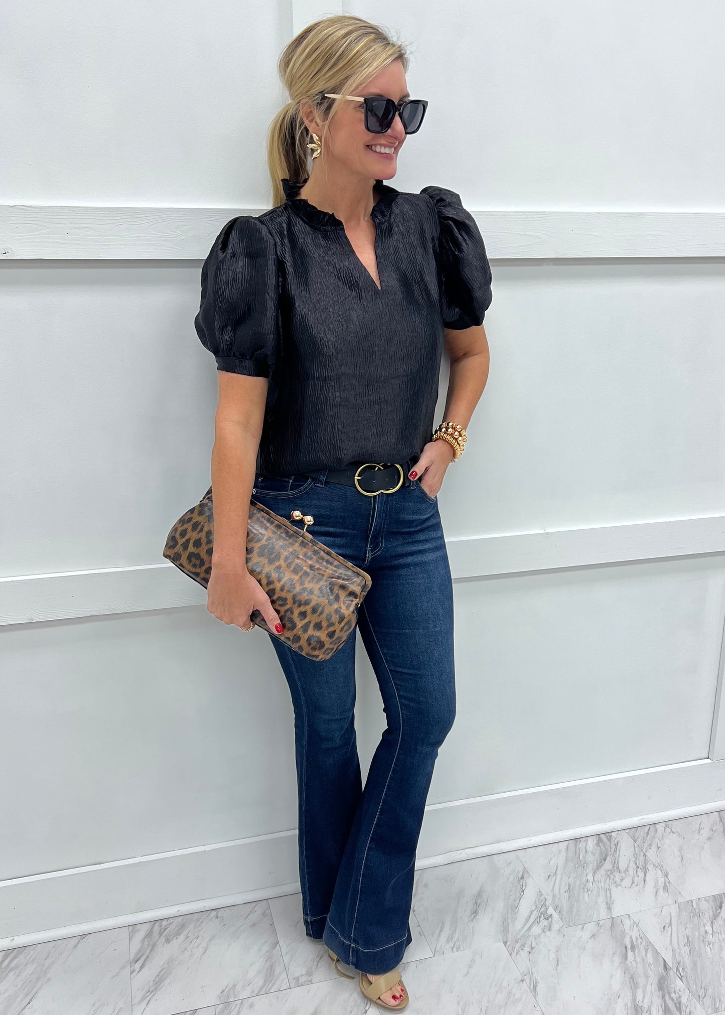 Midnight Muse V.Neck Top