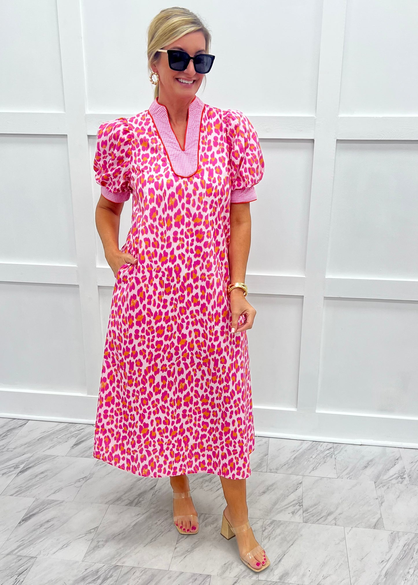 pink safari dress Sophia on Safari Dress In Pink Medium