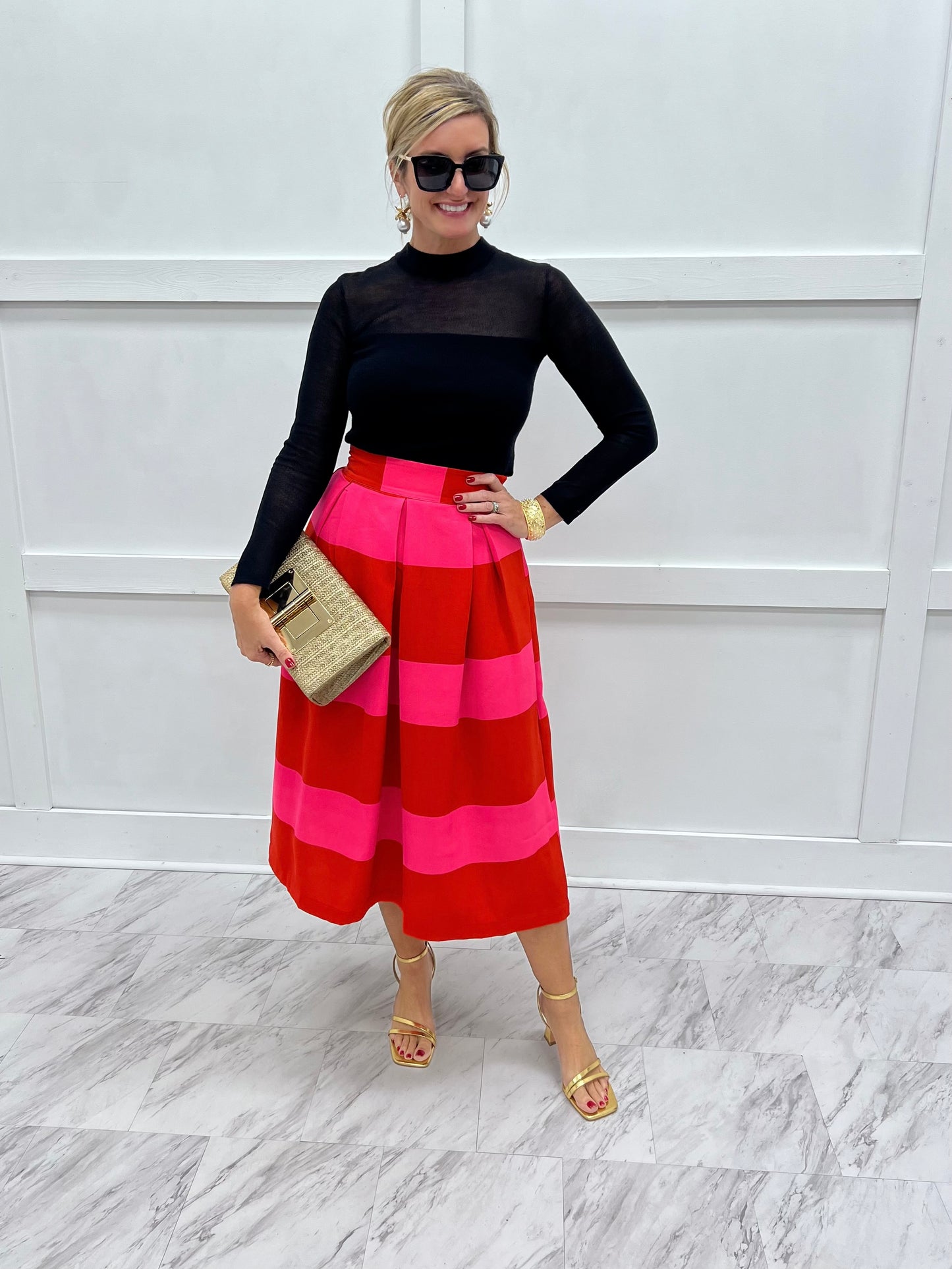 Candy Cane Stripe Skirt