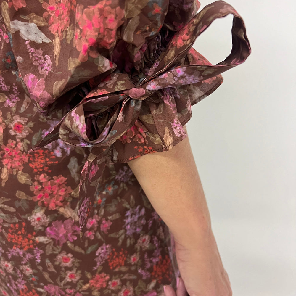 
                  
                    Ever After Floral Tie Sleeve Dress
                  
                