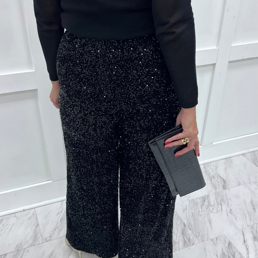
                  
                    Temptation Sequin Pants (Black)
                  
                