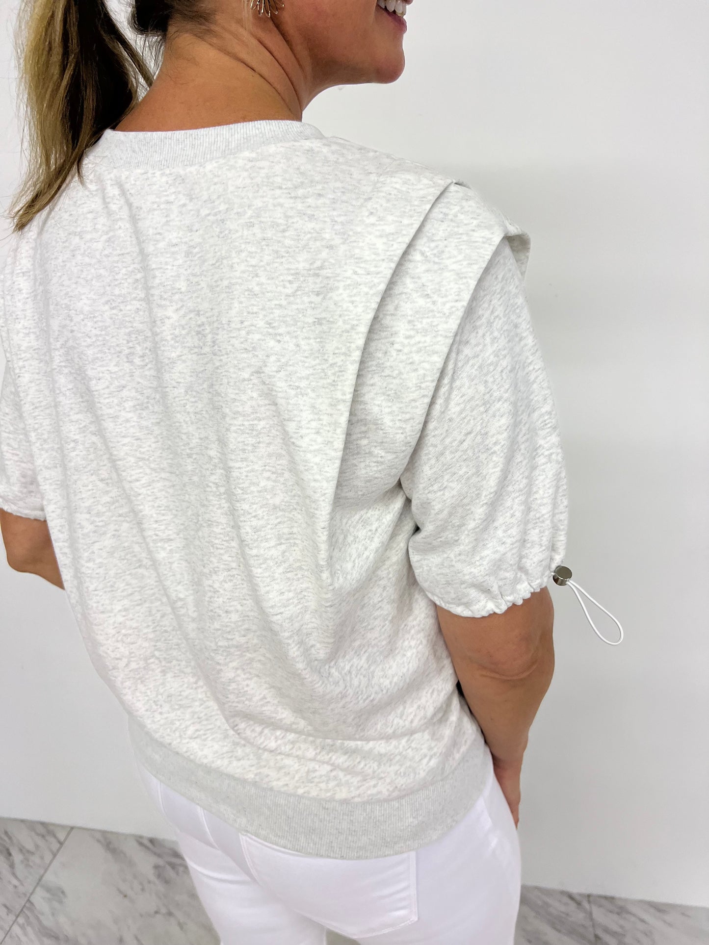 Jane Crew Neck Top (Grey)