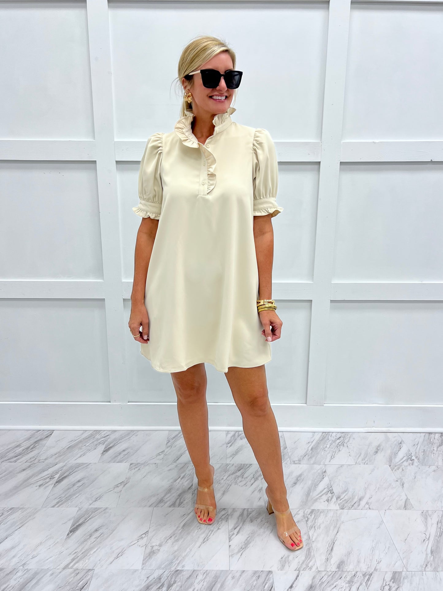 Chandler Ruffle Detail Dress