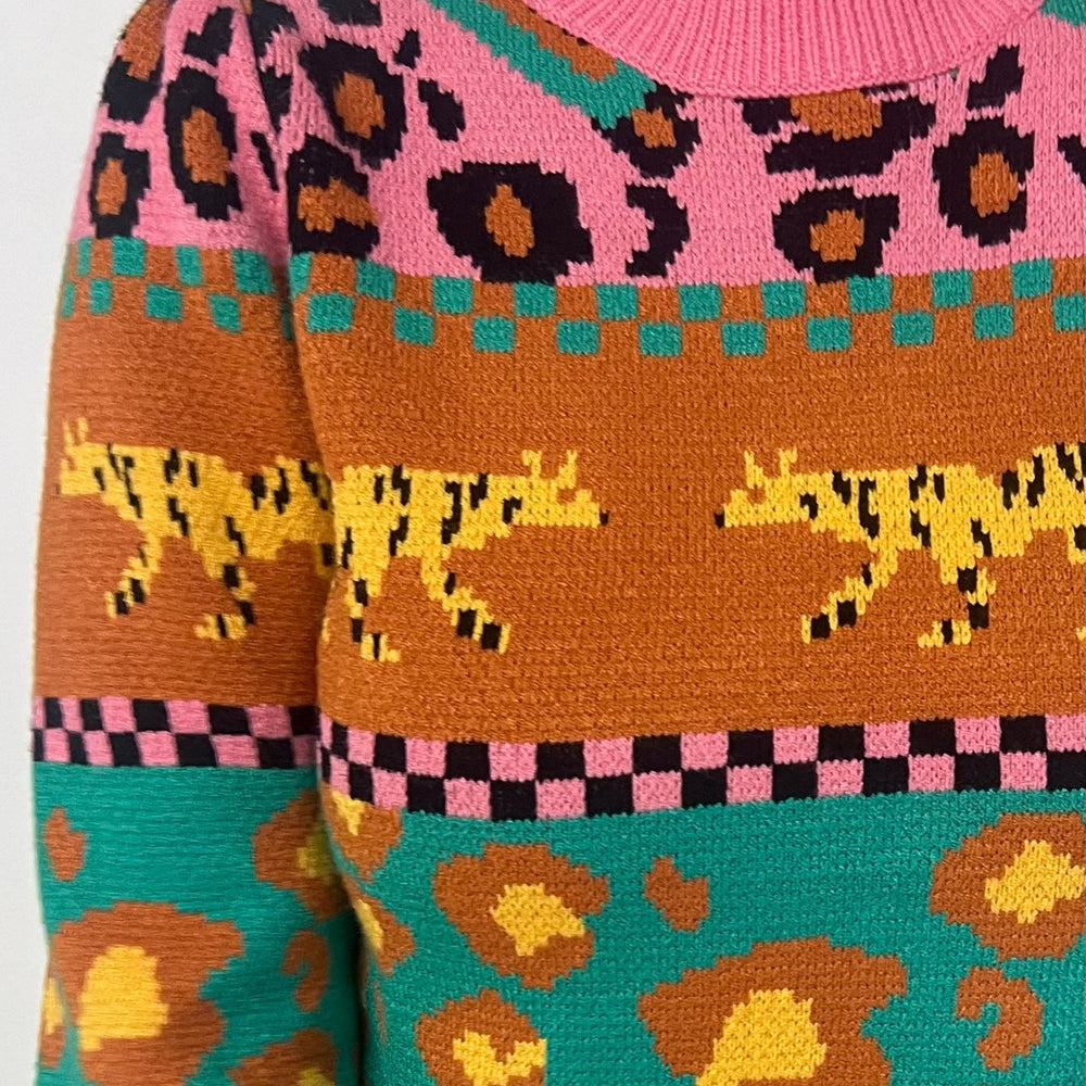 
                  
                    Untamed Mixed Pattern Sweater-FINAL SALE
                  
                