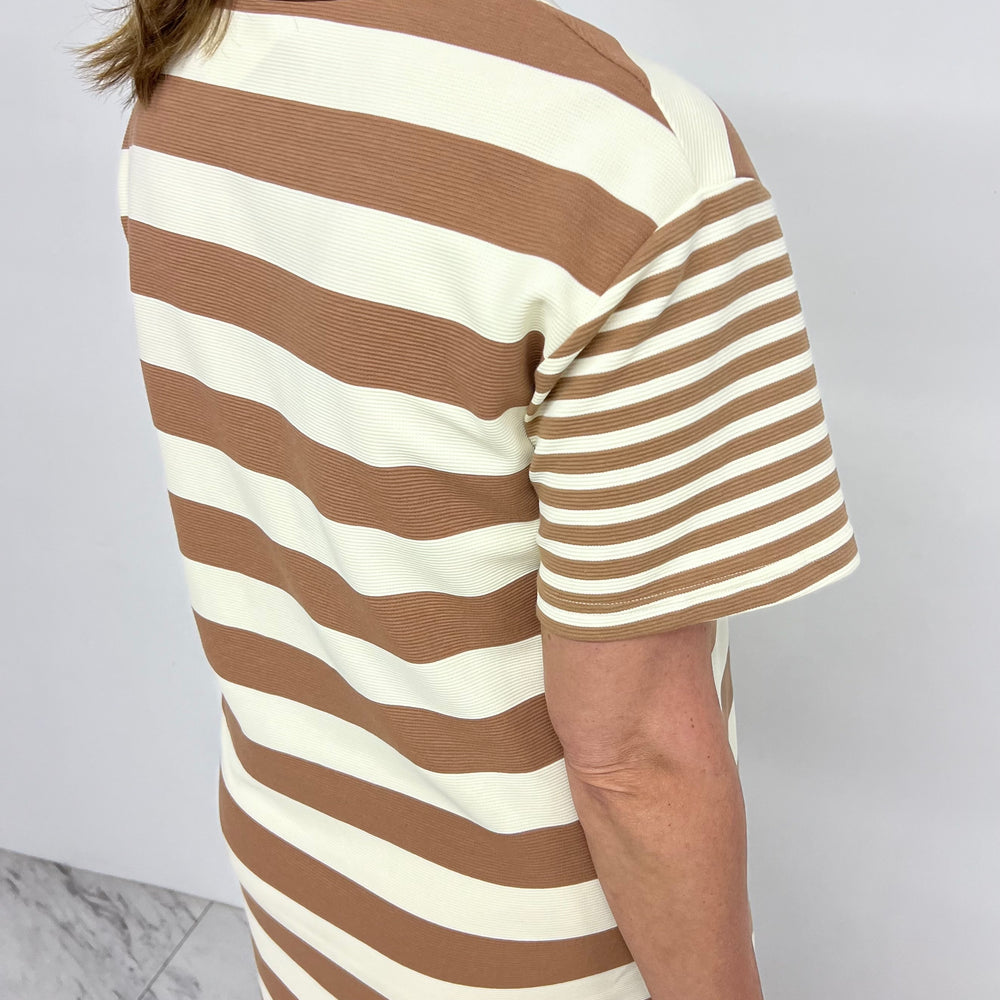 
                  
                    GiGi Taupe Stripe Dress
                  
                