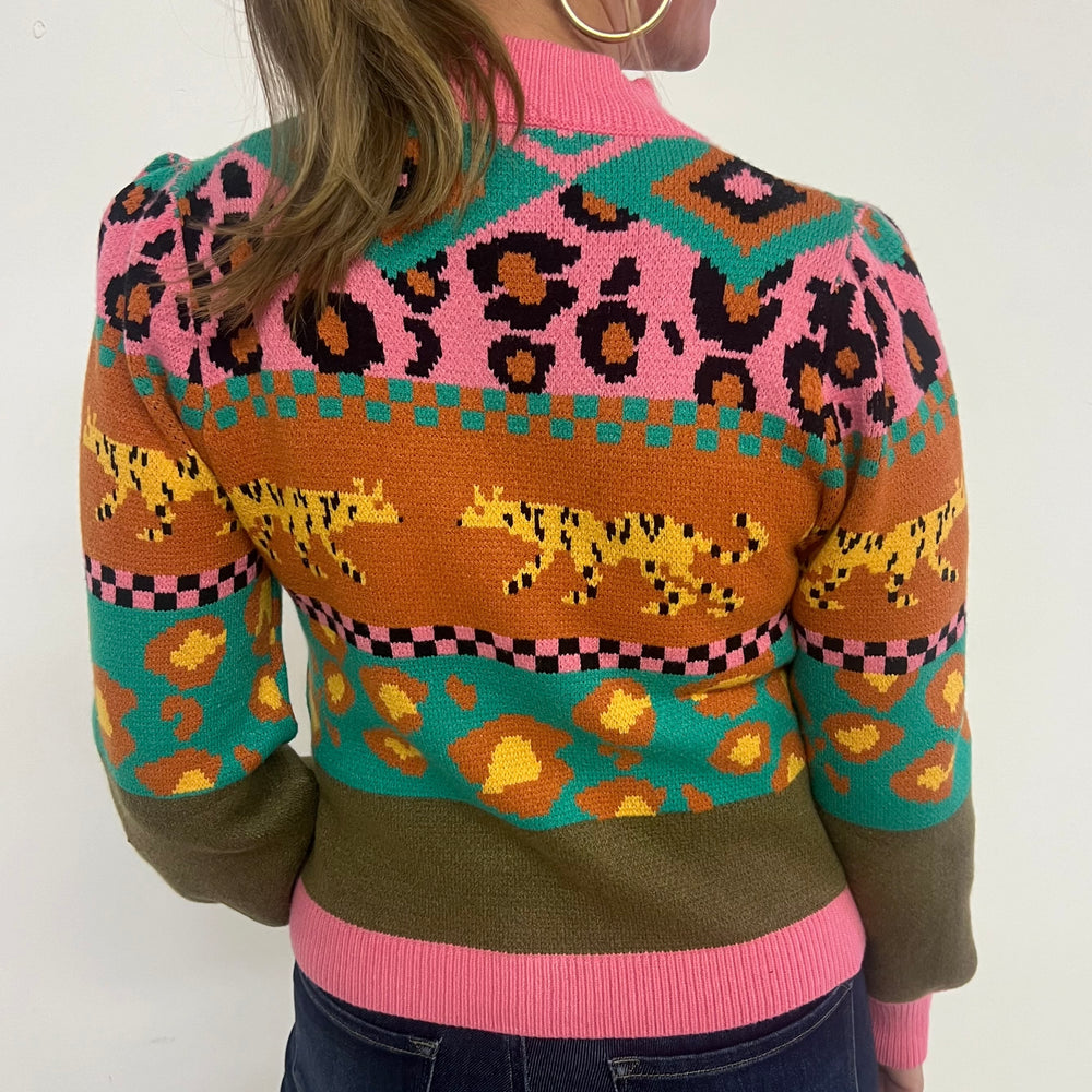 Untamed Mixed Pattern Sweater