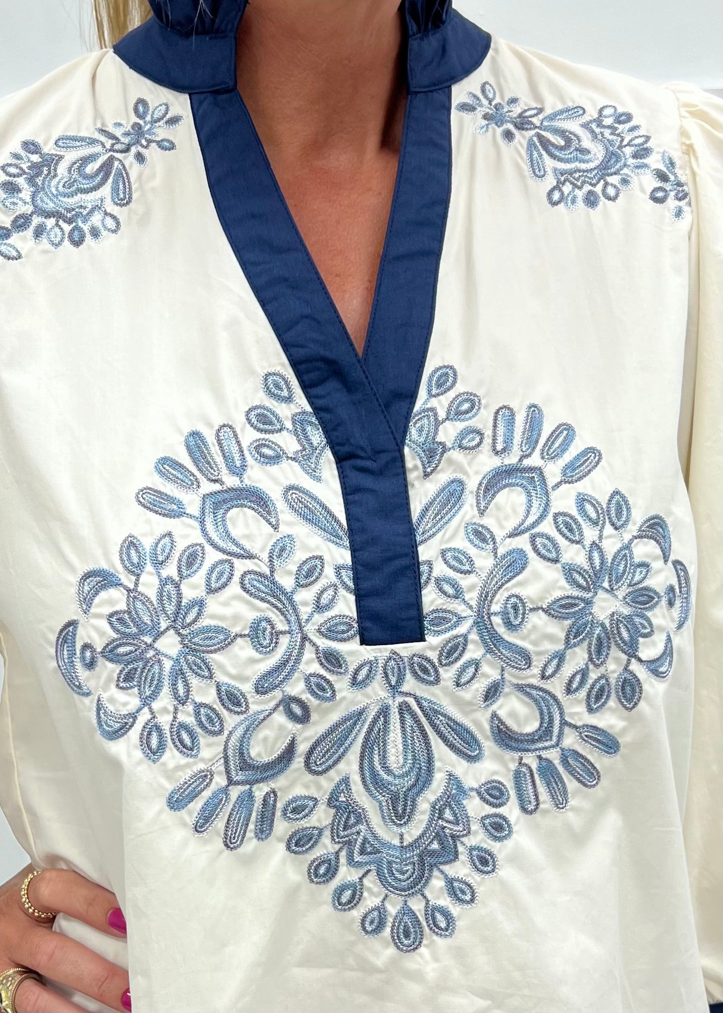 Melrose Embroidered Top