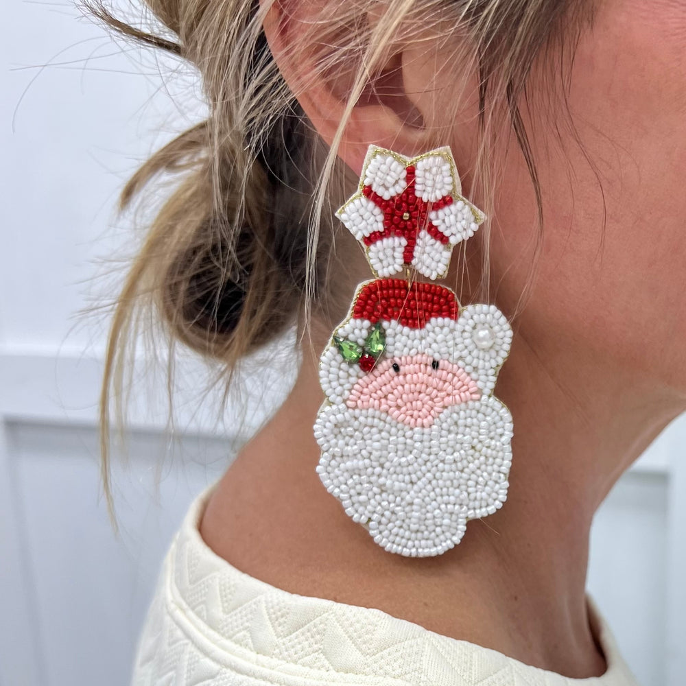 Santa Earrings