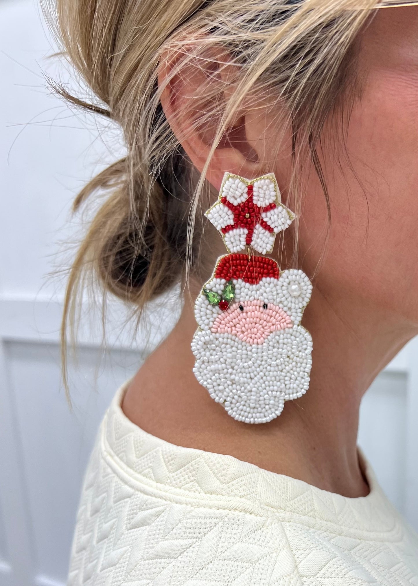 Santa Earrings