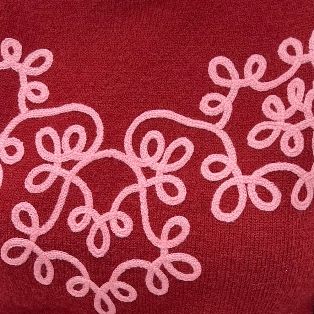 
                  
                    Winter Cheer Scroll Sweater (Red)
                  
                