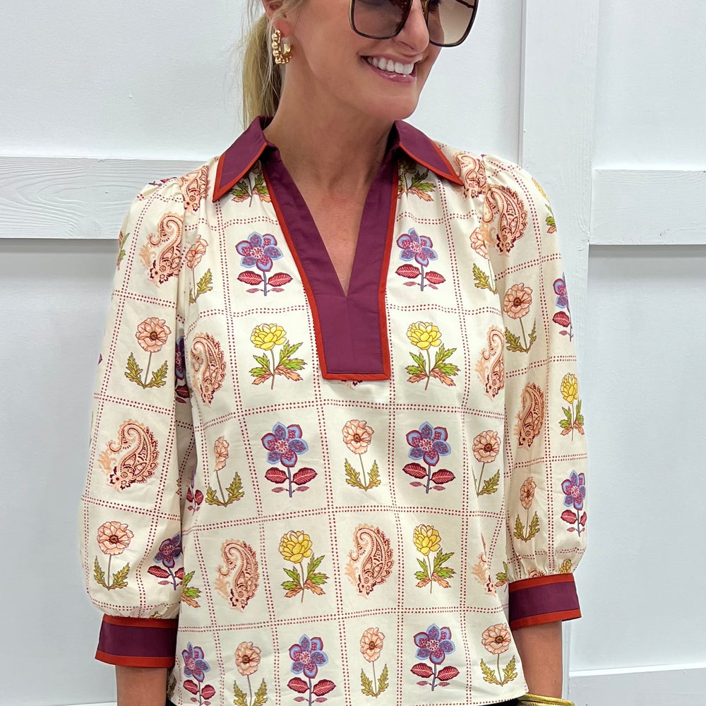 
                  
                    Evermore Floral Print Top
                  
                