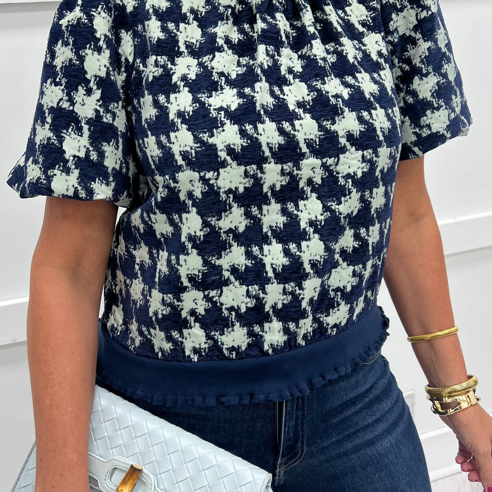 Highlands Houndstooth Top