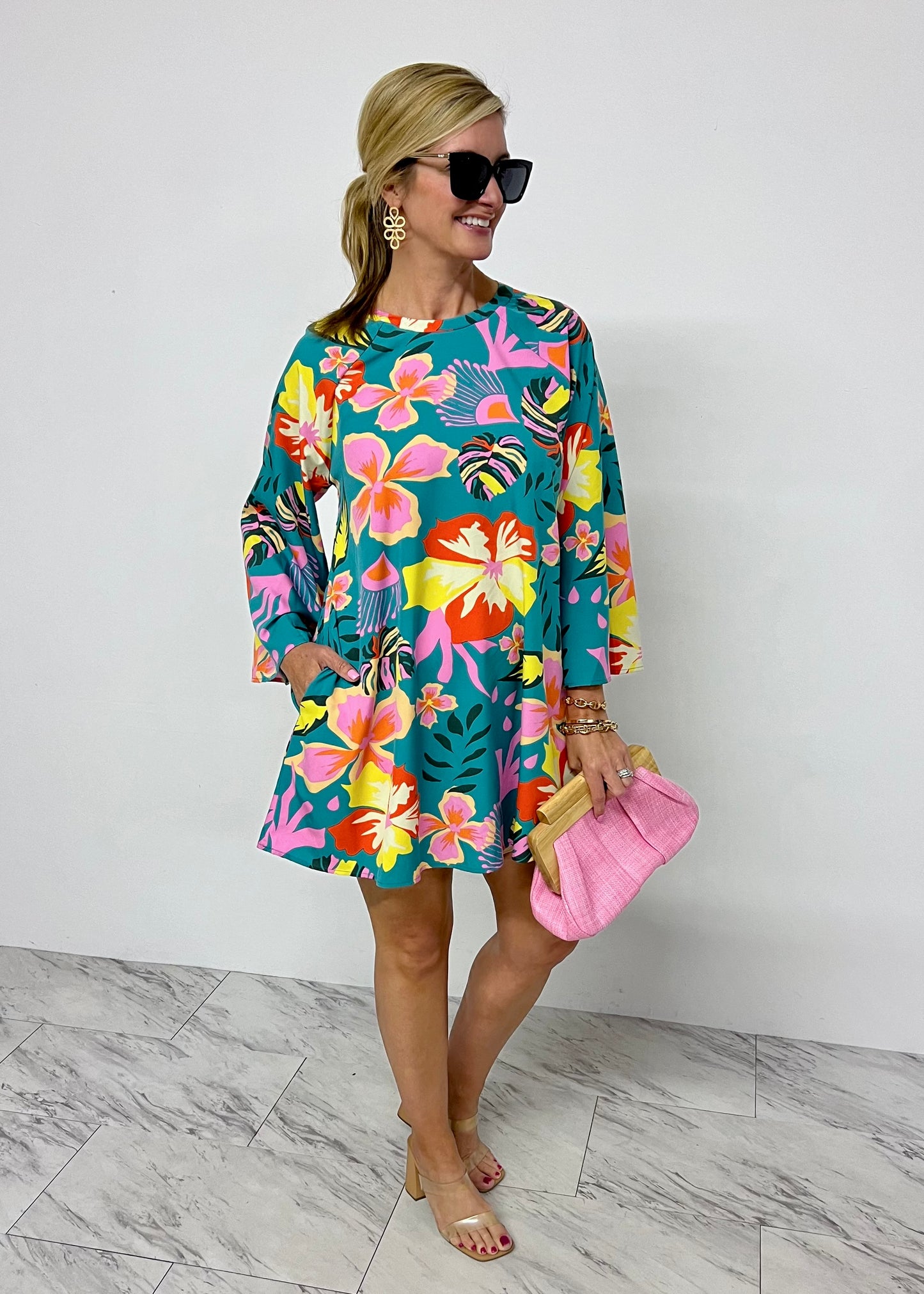 Lost In Paradise Tropical Dress