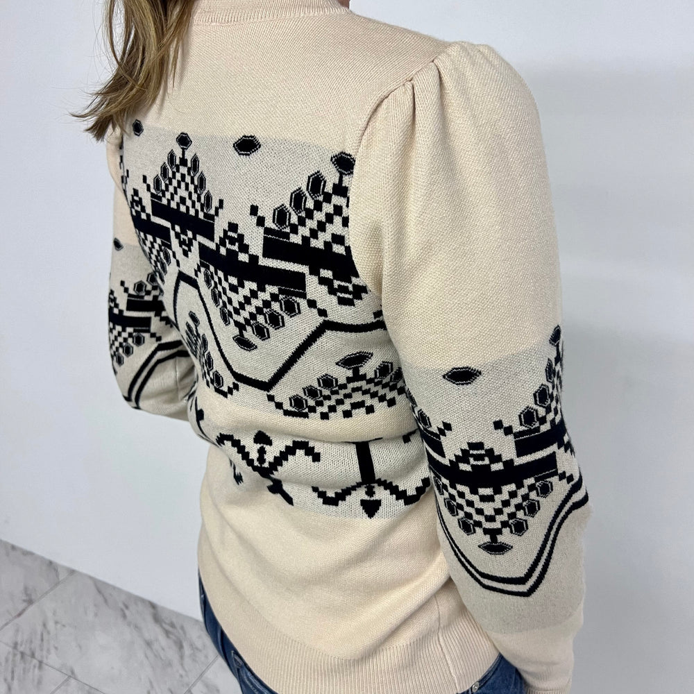 
                  
                    James Knit Pattern Sweater-FINAL SALE
                  
                