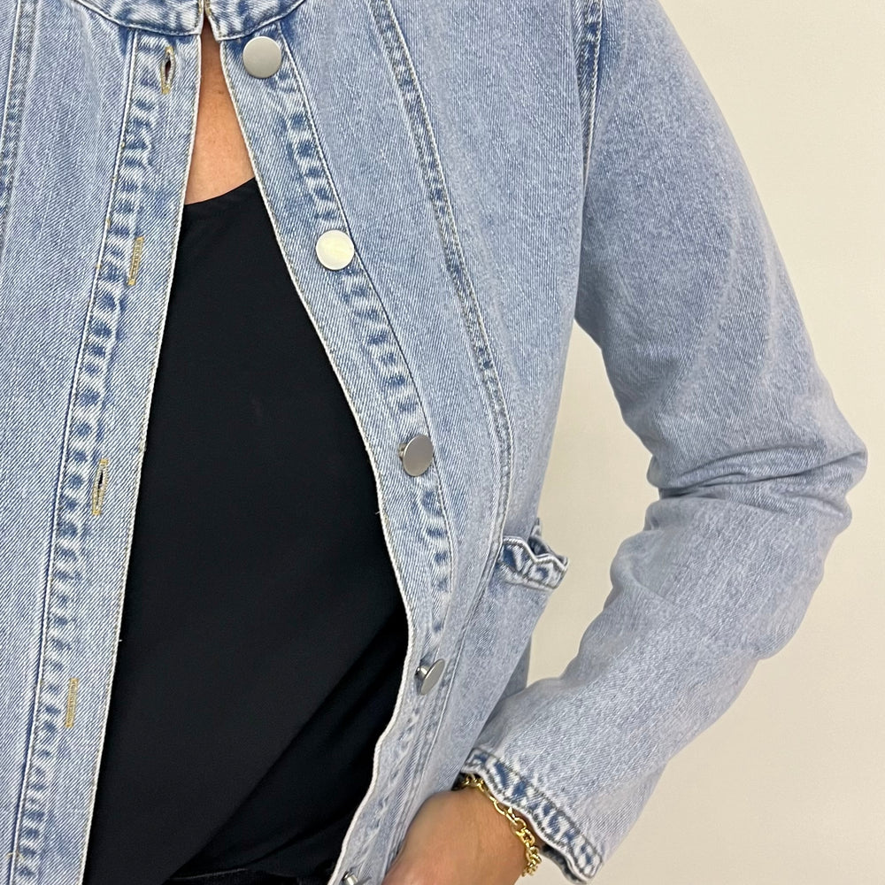 Voyage Scallop Denim Jacket