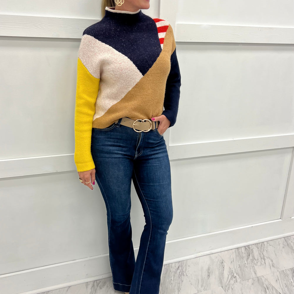 Maxine Mix Pattern Sweater
