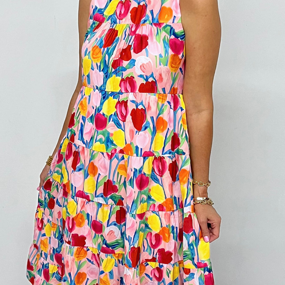 
                      
                        Tilly Floral Halter Dress- FINAL SALE
                      
                    