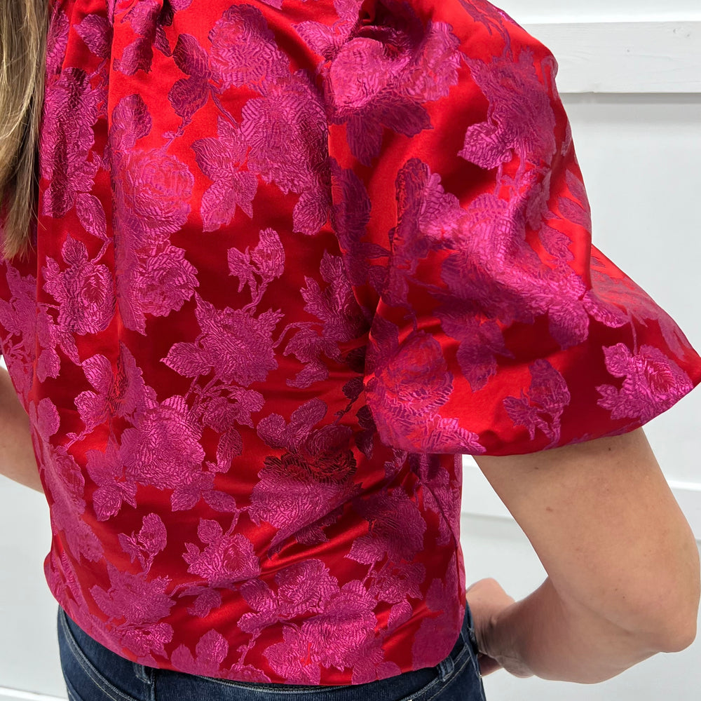 
                  
                    Sugar Plum Petals Jacquard Top
                  
                