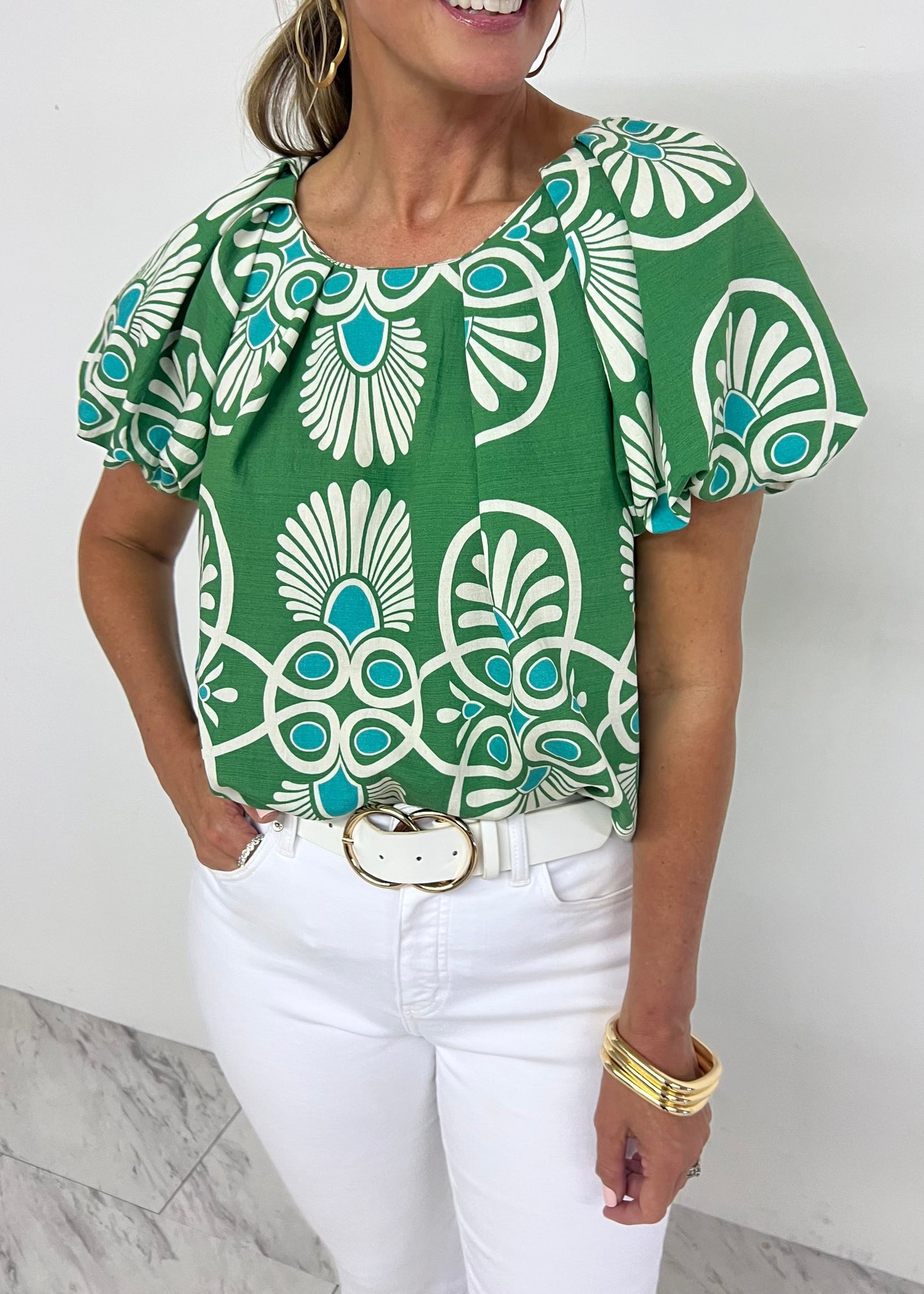 Hatley Print Top